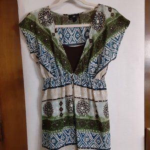 IZ BEYER/GEORGETTE TOP/MEDIUM